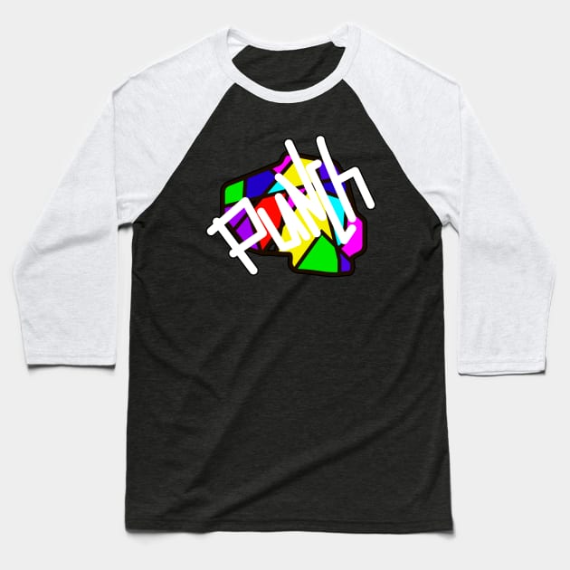 Punch Baseball T-Shirt by Avistin